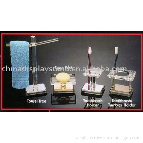 Acrylic Holder(soap,towel,toothbrush )